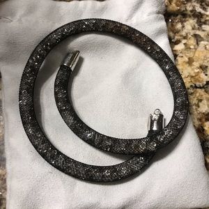 Swarovski Black Crystaldust bangle